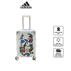 Vali Kéo Adidas Sticker 83 SS Du Lịch - Nhựa Cao Cấp, Thiết Kế Sang Trọng, Dễ Dàng Di Chuyển 360 Độ
