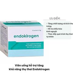 Viên Uống Endokirogen Hỗ Trợ Tăng Khả Năng Thụ Thai - Giúp Ổn Định Kinh Nguyệt, Cải Thiện Chất Lượng Trứng cho Phụ Nữ Mang Thai