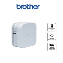 Máy In Tem Nhãn Di Động Brother P-Touch Cube PT-P300BT - Thiết Kế Nhỏ Gọn, Kết Nối Bluetooth, Tương Thích Apple & Android