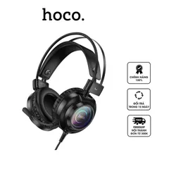 Tai Nghe Chụp Tai Hoco W110 Có Mic Đàm Thoại - Âm Thanh Rõ Ràng, Bass Mạnh, Thiết Kế Năng Động, Phù Hợp Nghe Nhạc, Chơi Game