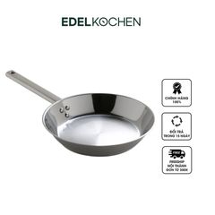 Chảo Inox 3 Lớp Đáy Edelkochen Cosy Prism 28cm - Đảm Bảo Nhiệt Đều, An Toàn Cho Sức Khỏe, Phù Hợp Mọi Loại Bếp