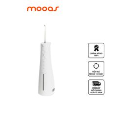 Máy Tăm Nước Không Dây Mooas MWF-P11 Mini - 4 Chế Độ Làm Sạch, Pin 2000mAh, Vòi Phun Chuyên Biệt, Thích Hợp Cho Răng Nhạy Cảm