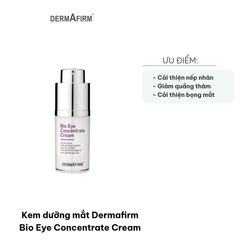 Kem Dưỡng Mắt Dermafirm Bio Eye Concentrate Cream 15ml - Giảm Bọng Mắt, Nếp Nhăn và Quầng Thâm, Dưỡng Ẩm Hiệu Quả