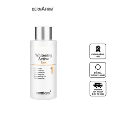 Nước Cân Bằng Dermafirm Whitening Active Tonic 200ml - Dưỡng Sáng Da, Cấp Ẩm, Giúp Da Đều Màu, Chống Nám, Tàn Nhang
