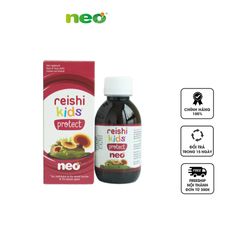 Siro Reishi Kids Protect - Tăng cường sức đề kháng cho trẻ từ 6 tháng tuổi, bổ sung Vitamin C và kẽm, hỗ trợ tiêu hóa hiệu quả