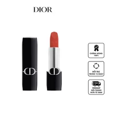 Son thỏi Dior Rouge Velvet Finish 228 Mythique màu đỏ cam gạch - Son môi mịn nhung, bám màu lâu, phù hợp với mọi tông da