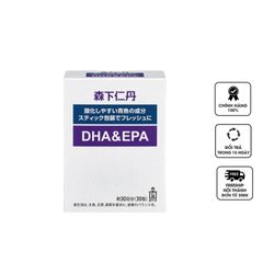 Gói Uống Morishita Jintan DHA & EPA - Tăng Cường Trí Nhớ, Cải Thiện Thị Lực, Hỗ Trợ Sức Khỏe Tim Mạch - 30 Gói Tiện Dụng