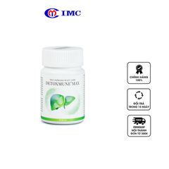 Viên uống hỗ trợ bổ gan Detoxmune Max - Tăng cường chức năng gan, thanh nhiệt, giải độc, bảo vệ sức khỏe - TPCN cho người lớn