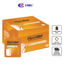 VsportGel Bổ Sung Năng Lượng và Khoáng Chất - Hỗ Trợ L-Carnitine, Taurine, Vitamin B1, B5, B6, Giảm Mệt Mỏi, Dạng Túi Tiện Dụng