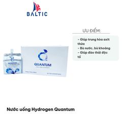 Nước Uống Hydrogen Quantum - Nước Ion Kiềm Giàu Hydrogen, Hỗ Trợ Cung Cấp Khoáng Chất, Giúp Trung Hòa Axit, Thải Độc Cho Cơ Thể