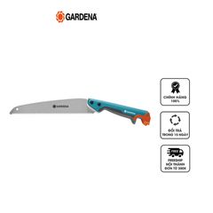 Cưa tay lưỡi thẳng Gardena 08737-20 - Dụng cụ cắt tỉa cành cây nhỏ, lưỡi thép không gỉ 300mm, tay cầm chống trượt, tiện dụng cho vườn.