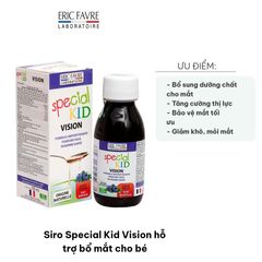 Siro Bổ Mắt Special Kid Vision - Dinh Dưỡng Tăng Cường Thị Lực Cho Trẻ Em, Ngăn Ngừa Mỏi Mắt, Hỗ Trợ Sức Khỏe Đôi Mắt 125ml