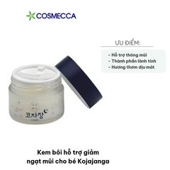 Kem Bôi Giảm Ngạt Mũi Cho Bé Kojajanga - Hỗ Trợ Thông Mũi, Hương Dịu Mát, An Toàn Cho Trẻ Nhỏ, Lọ 20g