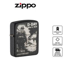 Bật lửa Zippo 46261 D-DAY Kỷ Niệm 80 Năm - Phiên Bản Giới Hạn Đặc Biệt Cho Người Sưu Tập Quân Sự
