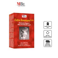Viên uống bổ sung canxi Extra Bonecare Forte - Hỗ trợ xương khớp chắc khỏe, vitamin và khoáng chất thiết yếu cho mọi lứa tuổi