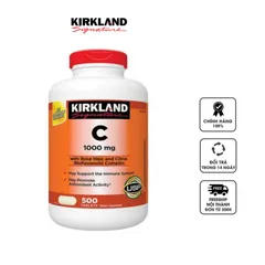 Vitamin C 1000mg Kirkland hộp 500 viên - Vitamin C của Mỹ