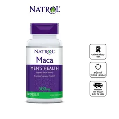 Viên uống hỗ trợ sinh lý nam Natrol Maca Men’s Health 500mg