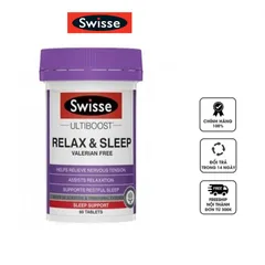 Viên uống hỗ trợ giấc ngủ Swisse Relax & Sleep
