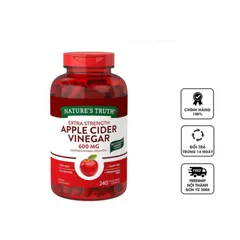 Viên uống giấm táo Nature’s Truth Apple Cider Vinegar 600mg