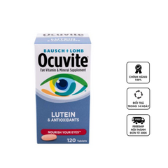 Viên uống Ocuvite Bausch+Lomb with Lutein & Antioxidants