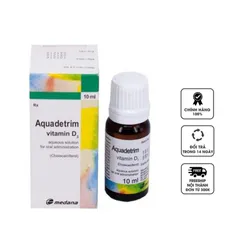 Dung dịch uống Aquadetrim Vitamin D3 hàng ngoại lọ 10ml