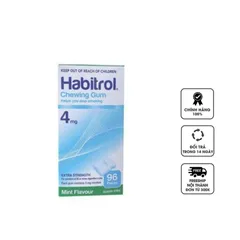 Kẹo hỗ trợ cai thuốc lá Habitrol 4mg Chewing Gum