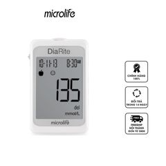 Máy Đo Đường Huyết Microlife DiaRite BGM - Thiết Bị Kiểm Tra Đường Huyết Tại Nhà Chính Xác Nhanh Chóng Trong 5 Giây
