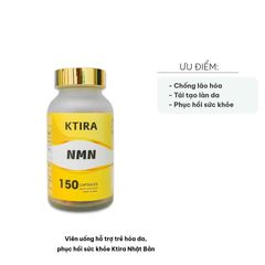 Viên Uống Hỗ Trợ Trẻ Hóa Da Ktira Nhật Bản - Tái Tạo Da, Ngăn Lão Hóa, Giúp Da Căng Bóng, Rạng Rỡ, Hỗ Trợ Sức Khỏe Tổng Thể