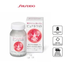 Pure White Shiseido - Viên uống hỗ trợ trắng da, giảm nám