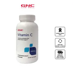Viên uống hỗ trợ bổ sung Vitamin C GNC 1000mg của Mỹ