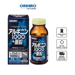 Viên uống Orihiro L-Arginine 1000mg Và Zinc