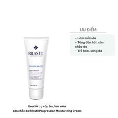 Kem Dưỡng Ẩm Rilastil Progression - Kem Làm Mềm Săn Chắc Da 50ml, Phù Hợp Cho Làn Da Trên 50 Tuổi, Thiên Nhiên, Không Chất Độc Hại