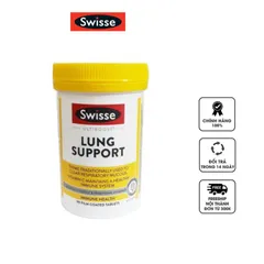 Viên Swisse Lung Health Support hỗ trợ tăng cường hệ hô hấp