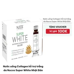 [Tặng Voucher 100K] Nước uống Collagen hỗ trợ trắng da Nucos Super White Nhật Bản