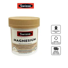 Viên uống bổ sung Magie Swisse Magnesium hỗ trợ xương khớp