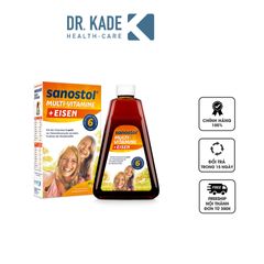 Vitamin Tổng Hợp Sanostol Plus Eisen Số 6 - Siro Bổ Sung Vitamin và Sắt Dành Cho Trẻ Từ 6 Tuổi - Hỗ Trợ Đề Kháng Và Tiêu Hóa