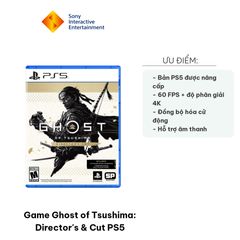 Game Ghost of Tsushima: Director's Cut cho PS5 - Phiêu Lưu Hành Động Đầy Kịch Tính, Đồ Họa Nâng Cấp Hấp Dẫn