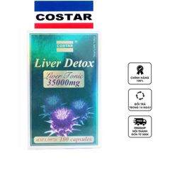 Viên uống giải độc gan Liver Detox Costar 35000mg - Mát gan, giải độc