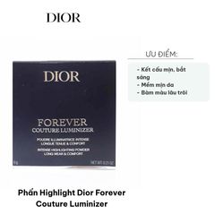 Phấn Highlight Dior Forever Couture Luminizer - Lớp Nền Óng Ánh, Rạng Rỡ Cho Làn Da Châu Á, Màu 02 Pink Glow