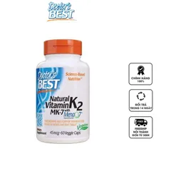 Viên uống Vitamin Doctor's Best K2 MK-7 with MenaQ7