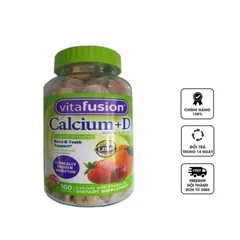 Kẹo dẻo Vitafusion Calcium 500mg cho người lớn 100 viên của Mỹ