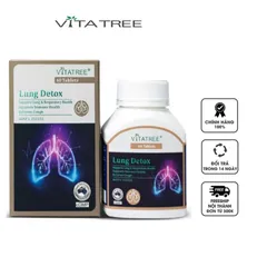 Viên uống hỗ trợ thải độc phổi Vitatree Lung Detox