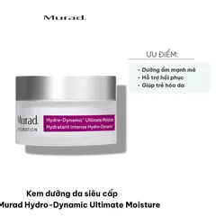 Kem Dưỡng Da Siêu Cấp Ẩm Murad Hydro-Dynamic Ultimate Moisture 50ml - Phục Hồi Độ Ẩm, Da Mềm Mịn, Chăm Sóc Da Căng Bóng