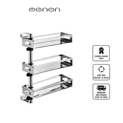 Kệ Gia Vị Xoay 180 Độ Oenon - Inox SUS304 Chất Lượng Cao, Có Thể Điều Chỉnh Chiều Cao, Tiện Lợi Cho Căn Bếp Gọn Gàng