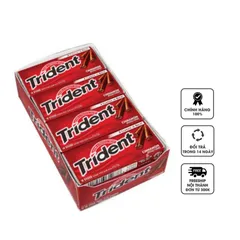 Kẹo cao su trident số 1 tại Mỹ