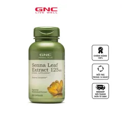 Viên uống GNC Herbal Plus Senna Leaf Extract 125mg