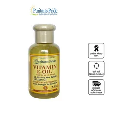[Date T1/2023] Vitamin E-Oil Puritan's Pride tinh khiết 30.000IU dạng nước