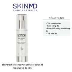 Serum SkinMD Pure Whitenol 50ml - Hỗ trợ phục hồi da nám, làm trắng và sáng đều tone da, hiệu quả sau 8 tuần
