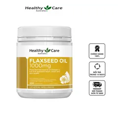 Dầu hạt lanh Healthy Care Flaxseed Oil 1000mg