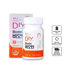 Viên uống hỗ trợ mọc tóc No.1 Vitamin Biotin 90 viên Hàn Quốc